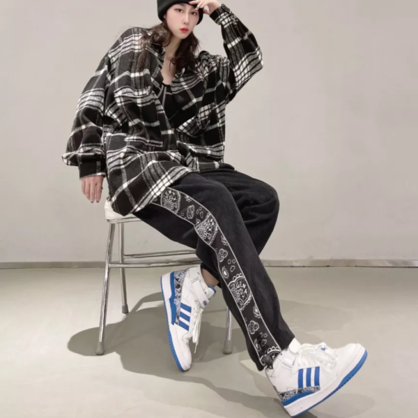 Giày Adidas Women's Original Forum Mid Casual Shoes GX8945 - Ảnh 4