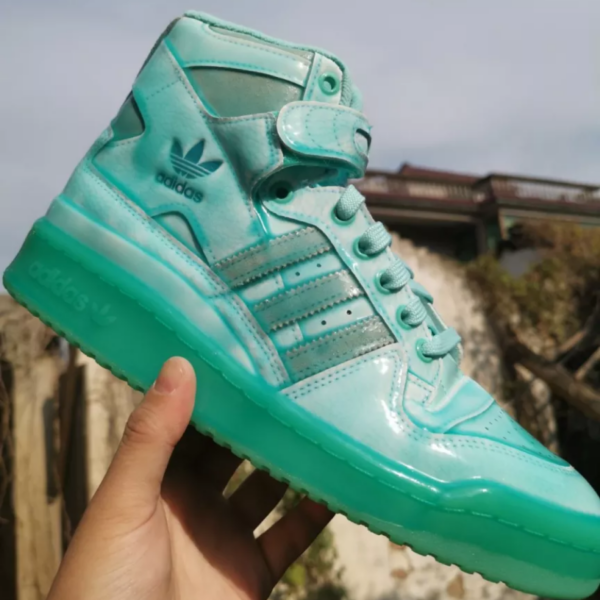 Giày Adidas Jeremy Scott x Forum High 'Dipped Acid Mint' G54993 - Ảnh 3