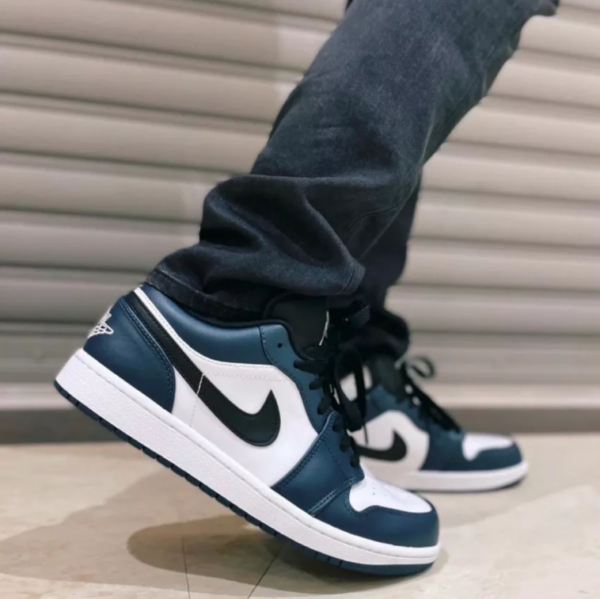 Giày Nike Air Jordan 1 Low 'Dark Teal' 553558-411 - Ảnh 5