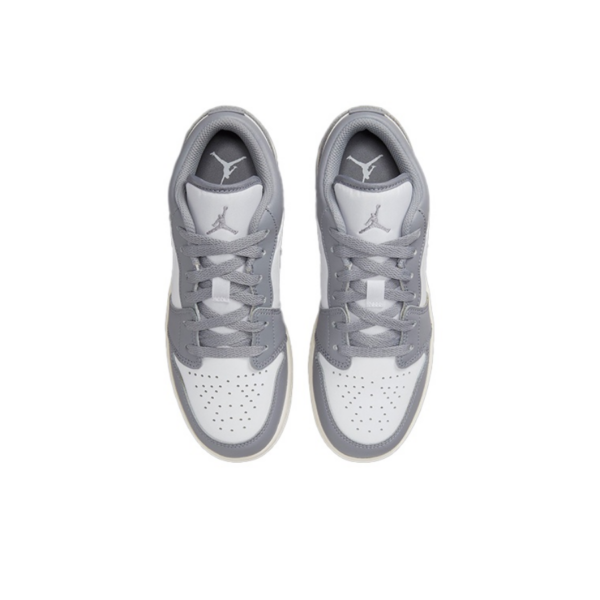 Giày Nike Air Jordan 1 Low (GS) 'Vintage Grey' 553560-053 - Ảnh 9