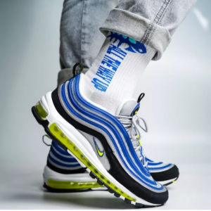 Alternative view of Giày Nike Air Max 97 'Atlantic Blue Voltage Yellow' DM0028-400