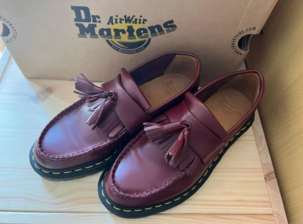 Giày Dr.Martens Adrian Tassle Loafer Smooth 'Cherry Red' 22209600 - Ảnh 6