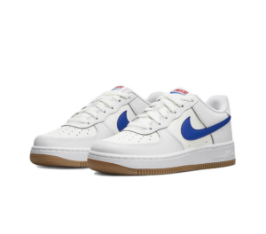 Giay Nike Air Force 1 Big Kids' Shoes 'White Blue' DX5805-179