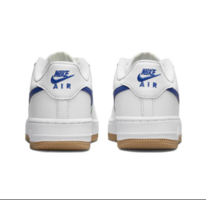 Giay Nike Air Force 1 Big Kids' Shoes 'White Blue' DX5805-179