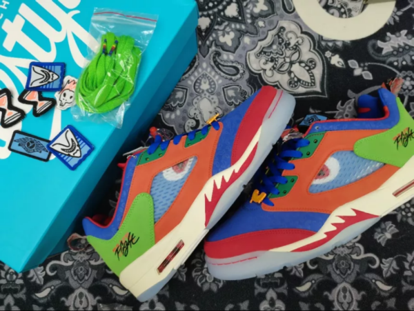 Giày Nike Air Jordan 5 Low 'Doernbecher Michael' DR6287-486 - Ảnh 5