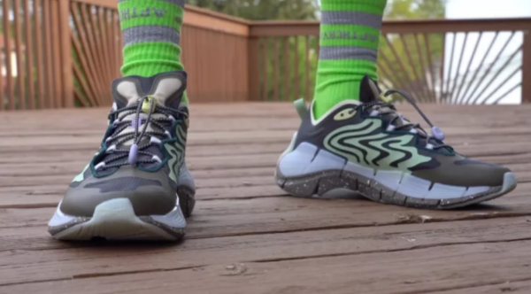 Giày Reebok Zig Kinetica II Brain Dead 'Grey Green' S23891 - Ảnh 3