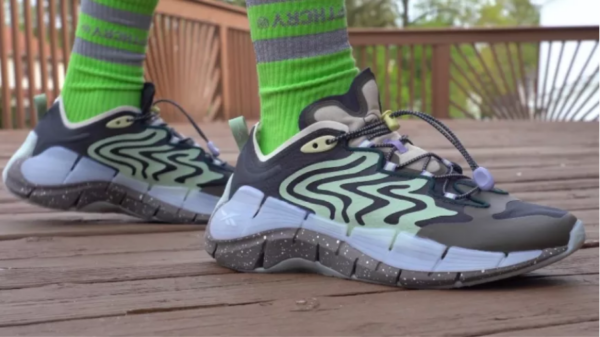 Giày Reebok Zig Kinetica II Brain Dead 'Grey Green' S23891 - Ảnh 2