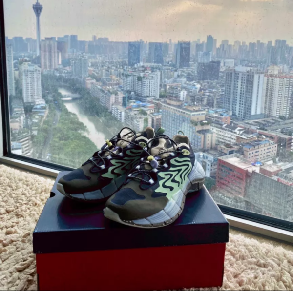Giày Reebok Zig Kinetica II Brain Dead 'Grey Green' S23891 - Ảnh 6