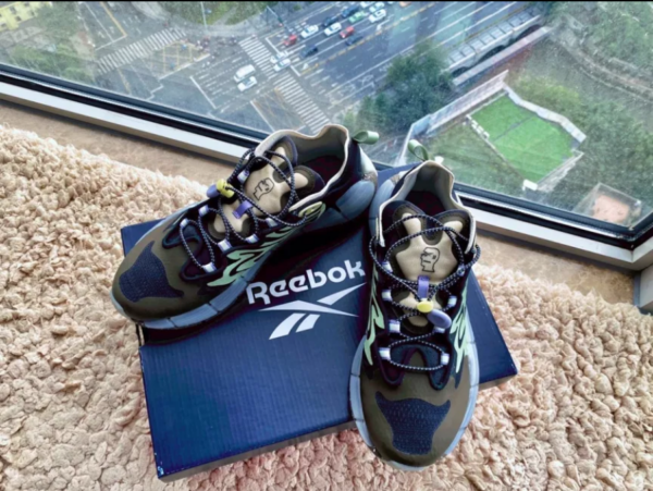 Giày Reebok Zig Kinetica II Brain Dead 'Grey Green' S23891 - Ảnh 5