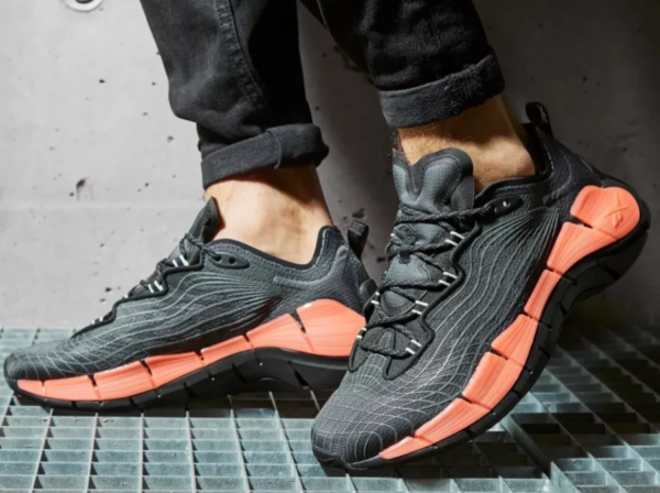 Giày Reebok Zig Kinetica II Digi Scape 'Orange Flare' FX9349 - Ảnh 4