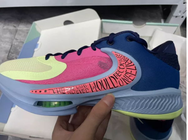 Giày Nike Freak 4 EP 'Dark Marina Blue Pink' DO9678-400 - Ảnh 5