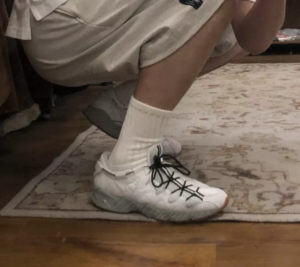 Alternative view of Giày Asics Gel Mai 'White Grey' HN719-0101