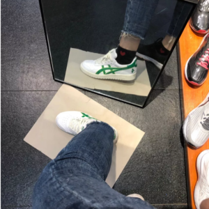 Alternative view of Giày Asics Aaron 'White Green' 1203A061-100