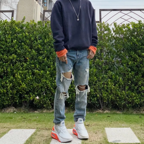 Giày Nike Adapt Auto Max Pure 'Grey Red' CW7271-002 - Ảnh 2