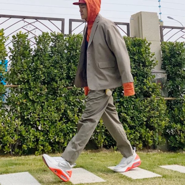Giày Nike Adapt Auto Max Pure 'Grey Red' CW7271-002 - Ảnh 3