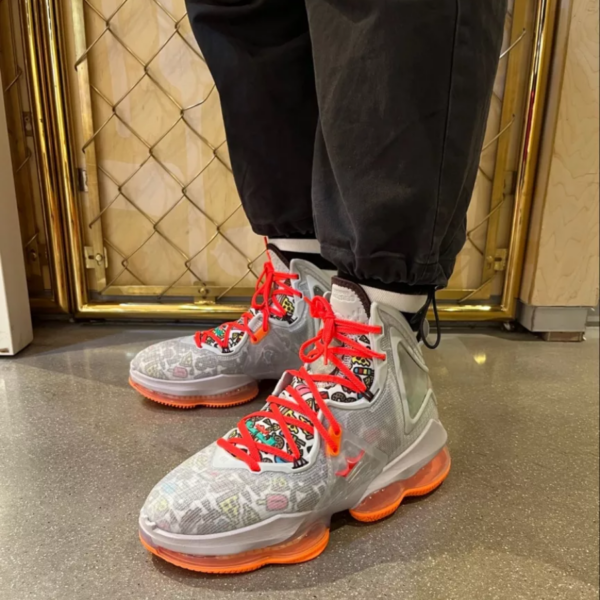 Giày Nike Lebron XIX 19 'Gray' DC9341-001 - Ảnh 4