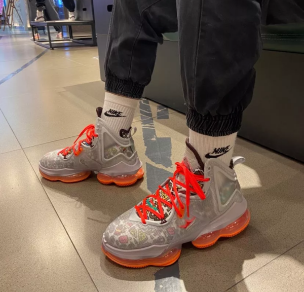 Giày Nike Lebron XIX 19 'Gray' DC9341-001 - Ảnh 2