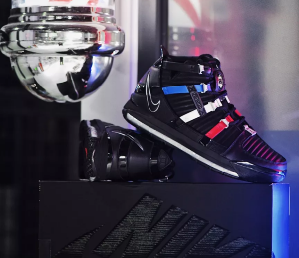 Giày Nike LeBron 3 'Black University Red' DO9354-001 - Ảnh 6