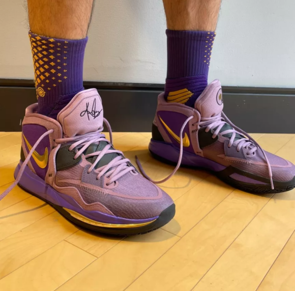 Giày Nike Kyrie Infinity 8 'Purple Gold' DC9134-500 - Ảnh 7