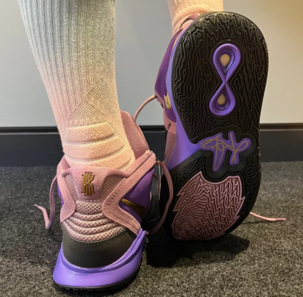 Giày Nike Kyrie Infinity 8 'Purple Gold' DC9134-500 - Ảnh 6