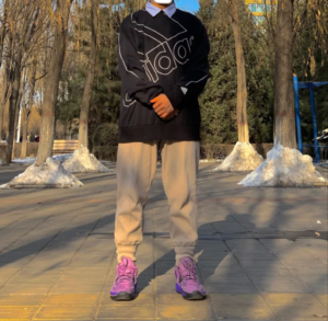 Alternative view of Giày Nike Kyrie Infinity 8 'Purple Gold' DC9134-500