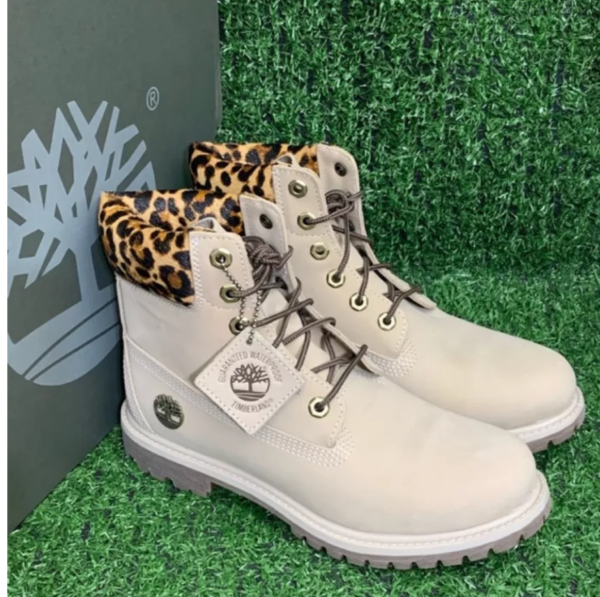 Giày Timberland 6 Inch Cheetah 'Nubuck Beige' A2GY5269 - Ảnh 3
