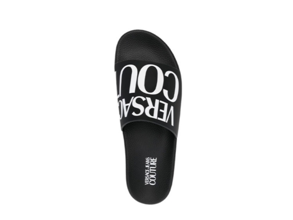 Dép Versace Jeans Couture Slides 'Black' 72YA3SQ6-ZS201-899 - Ảnh 5