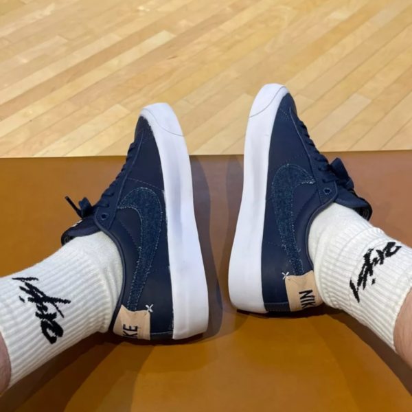 Giày Nike  Zoom Blazer Low 'Dark Blue' DM8890-400 - Ảnh 3