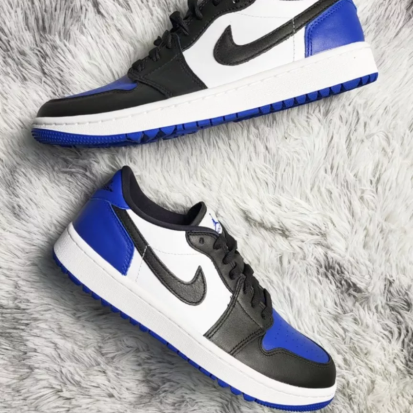 Giày Golf Nike Air Jordan 1 Low Retro 'Royal Toe' DD9315-102 - Ảnh 5