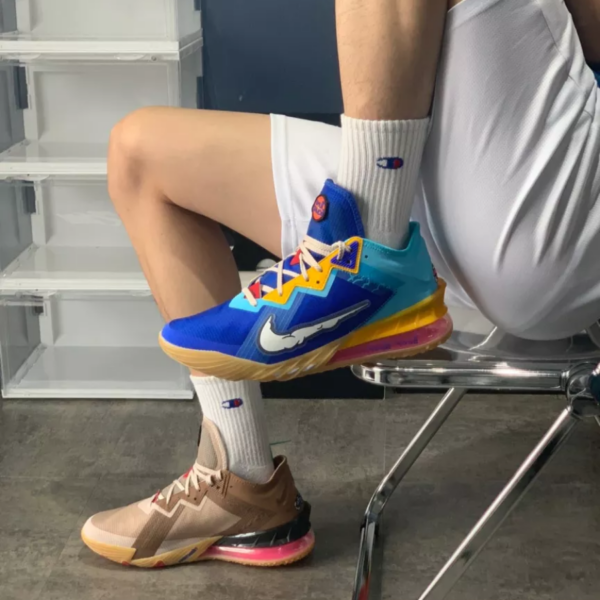 Giày Nike Space Jam x LeBron 18 Low EP 'Wile E. x Roadrunner' CV7564-401 - Ảnh 4