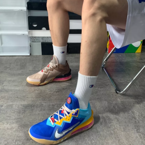 Giày Nike Space Jam x LeBron 18 Low EP 'Wile E. x Roadrunner' CV7564-401 - Ảnh 2