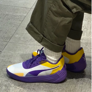 Alternative view of Giày Puma Fusion Nitro Team 'Purple Yellow' 377035-09