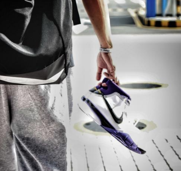 Giày Nike Zoom Kobe 1 Protro 81 Points 'White Purple' AQ2728-105 - Ảnh 4