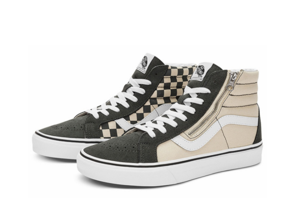Giày Vans Sk8 Hi Reissue Side Zip 'Milk Tea' VN0007NZTWH - Ảnh 3