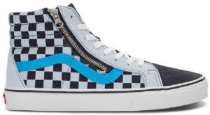 Giày Vans Sk8 Hi Reissue Side Zip 'Black Light Blue' VN0007NZ9KM