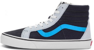 Alternative view of Giày Vans Sk8 Hi Reissue Side Zip 'Black Light Blue' VN0007NZ9KM