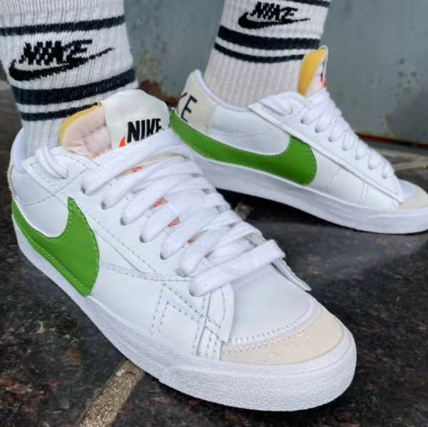 Giày Nike Blazer Low '77 Jumbo 'White Green' DV9122-131 - Ảnh 7