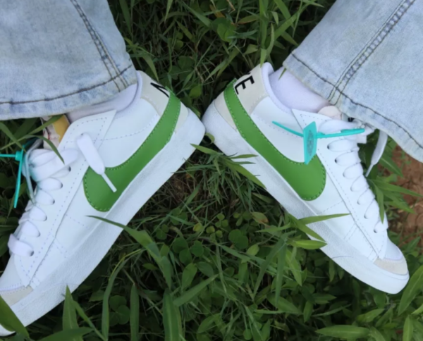 Giày Nike Blazer Low '77 Jumbo 'White Green' DV9122-131 - Ảnh 3