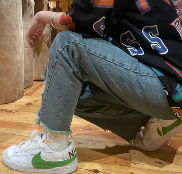 Giày Nike Blazer Low '77 Jumbo 'White Green' DV9122-131 - Ảnh 5