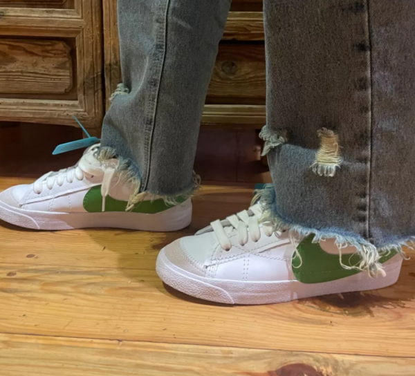 Giày Nike Blazer Low '77 Jumbo 'White Green' DV9122-131 - Ảnh 4