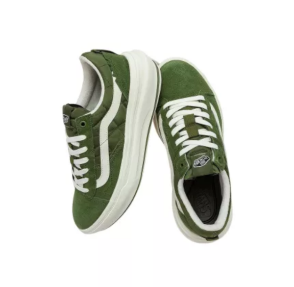 Giày Vans Old Skool Overt Plus CC 'Green' VN0A4BVLE02 - Ảnh 4