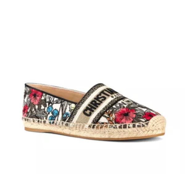 Giày Dior Espadrille 'Multicolor Mille Fleurs' KCB585MLE_S89Z - Ảnh 4