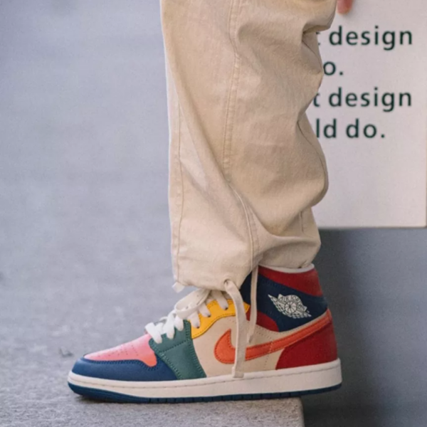 Giày Nike Air Jordan 1 Mid SE 'Multi Color' DN3738-400 - Ảnh 3
