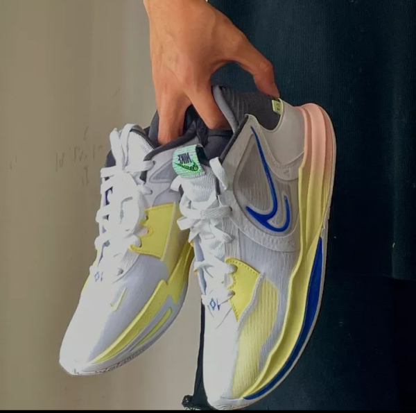 Giày Nike Kyrie Low 5 'White Game Royal' DJ6014-100 - Ảnh 6