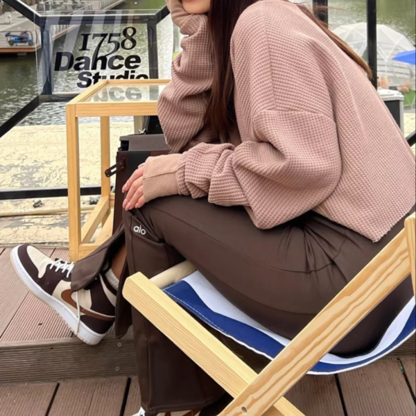 Giày Nike Air Jordan 1 Mid 'Cream Dark Chocolate' DO6699-200 - Ảnh 3