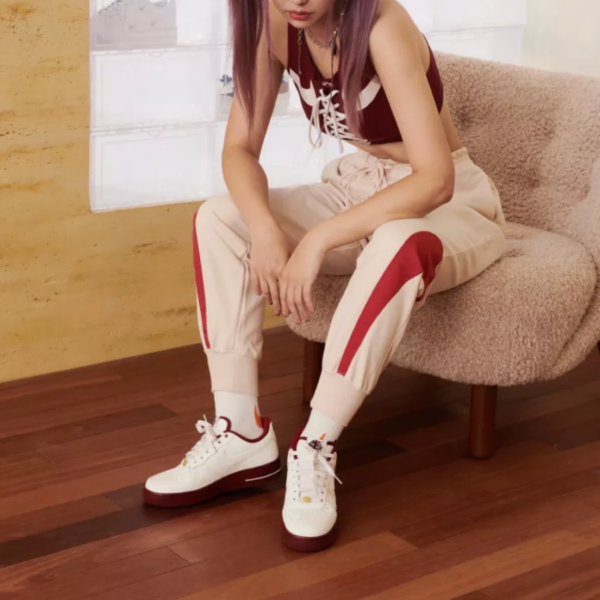 Giày Nike Air Force 1 'White Red' DQ7582-100 - Ảnh 3