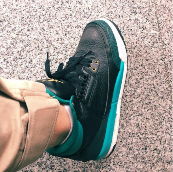 Giày Nike Air Jordan 3 Retro GS 'Rio Teal' 441140-018 - Ảnh 6