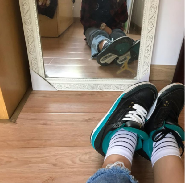 Giày Nike Air Jordan 3 Retro GS 'Rio Teal' 441140-018 - Ảnh 5