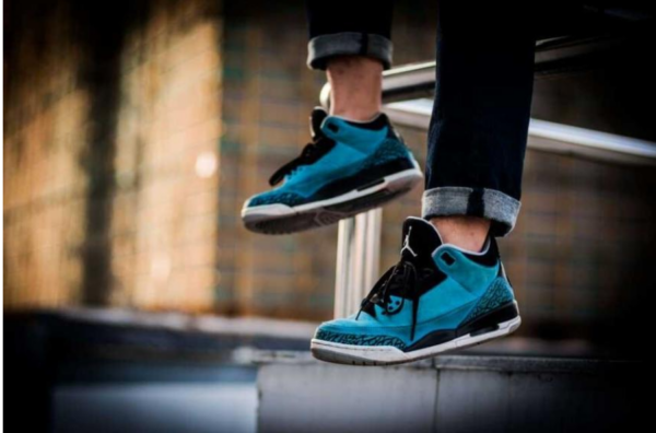 Giày Nike Air Jordan 3 Retro 'Powder Blue' 136064-406 - Ảnh 3