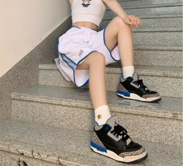 Giày Nike Air Jordan 3 Retro 'Sport Blue' 136064-007 - Ảnh 3